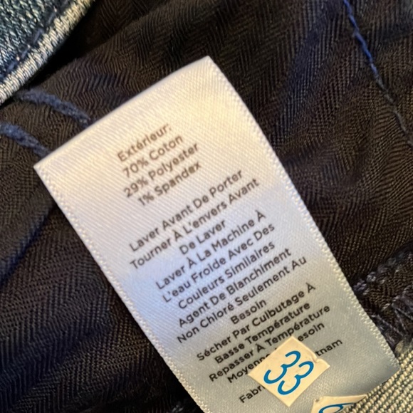 Talbots stretchy jean skirt size 10 - Picture 6 of 7